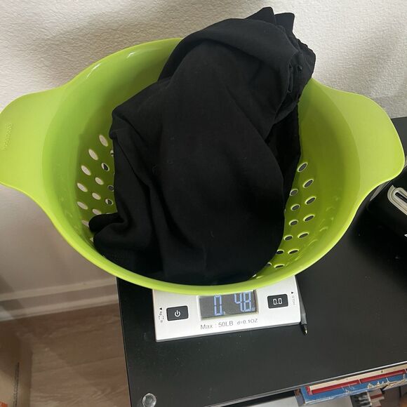 Loft Eyelet Tie Neck Puff Sleeve Mixed Media Top size S - Picture 9 of 9